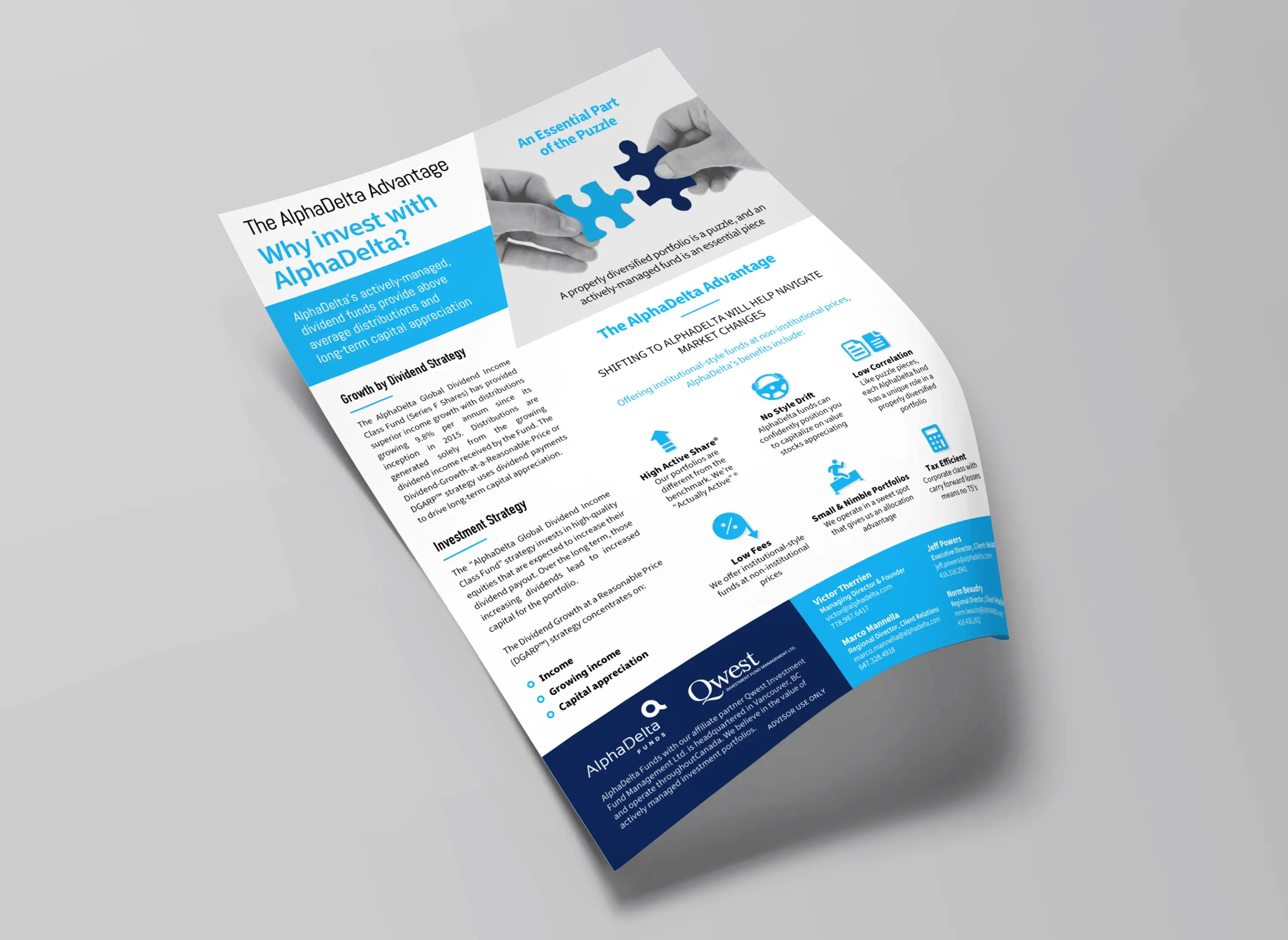AlphaDelta brochure spreads