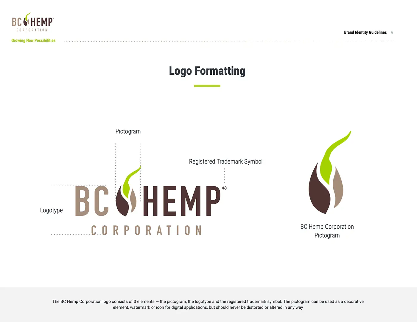 BC Hemp Corporation logo