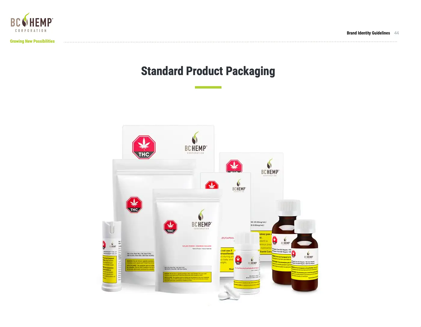 BC Hemp Corporation packaging