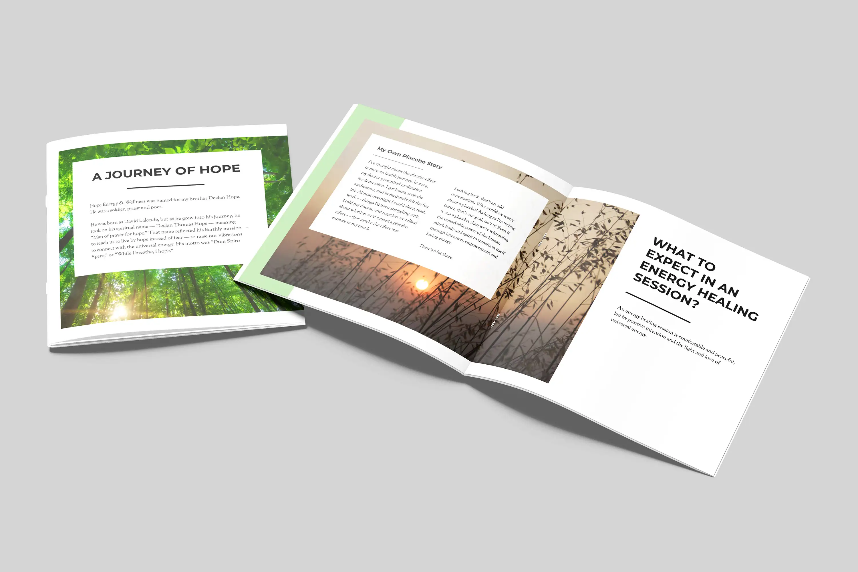 Hope Energy booklet spread