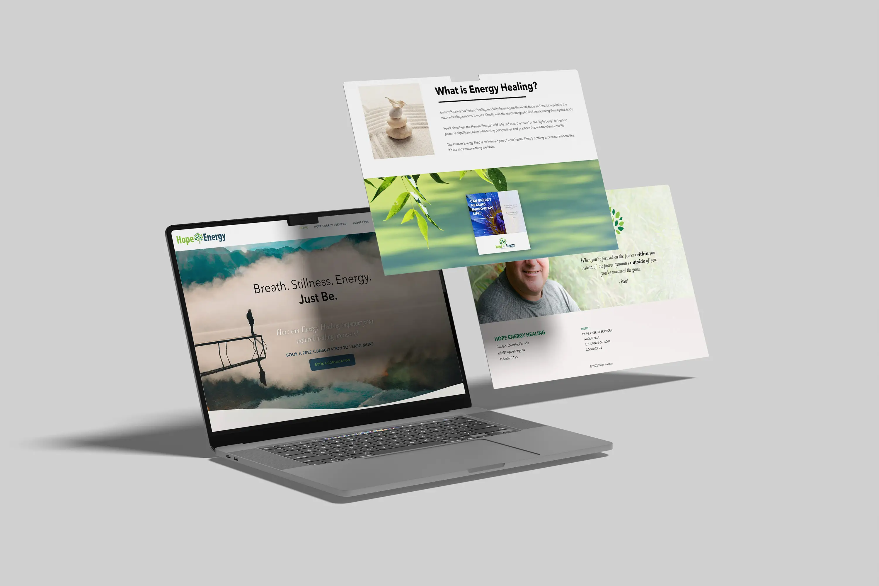 Hope Energy brand, website and social