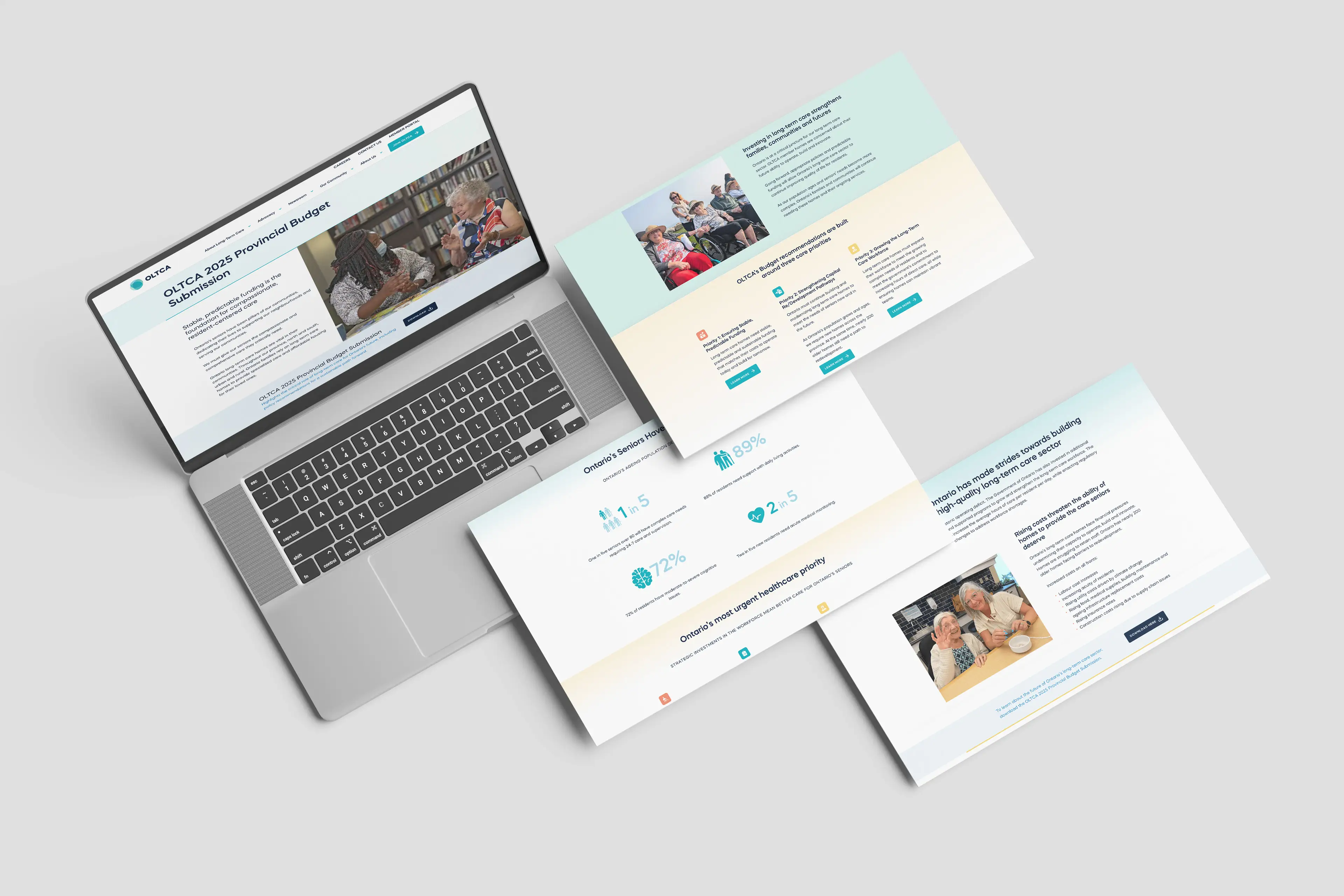 OLTCA web report design